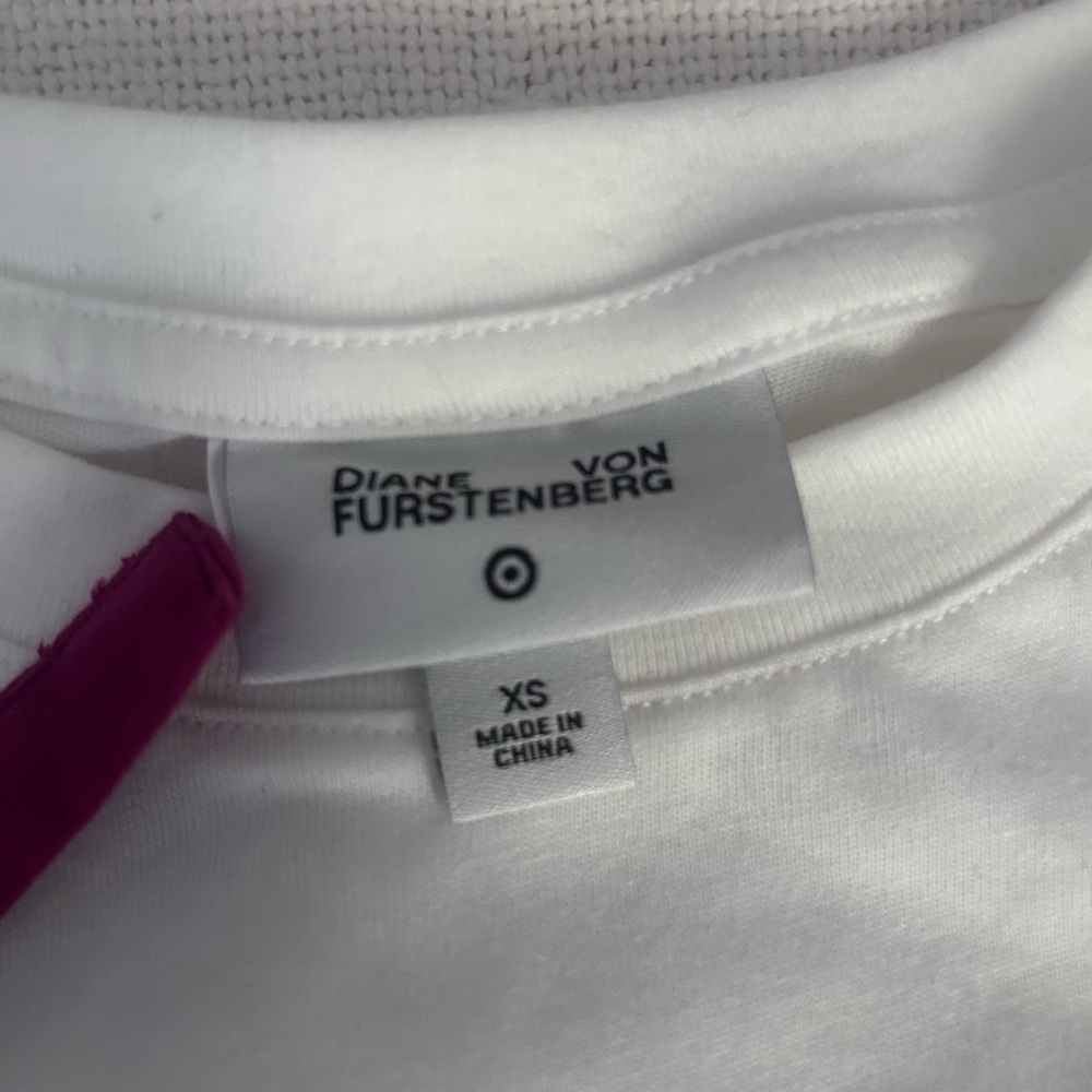 DVF for Target Graphic Face Print White T-Shirt - Picture 3 of 3